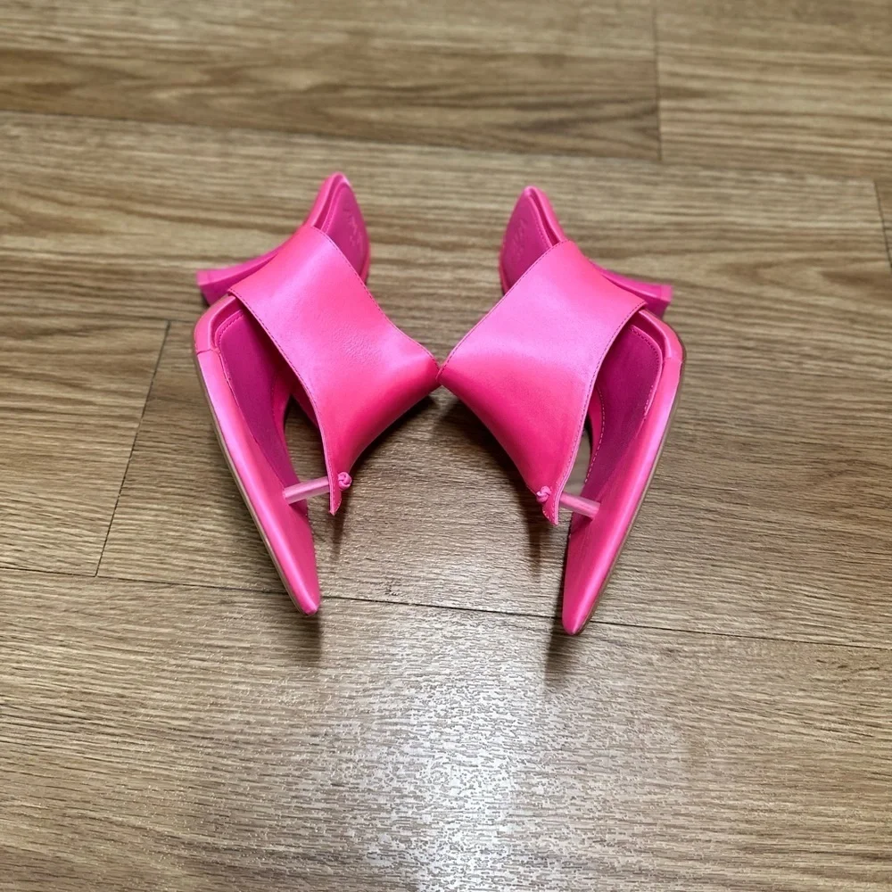Zara pink pointed toe sandals - Picture 5 of 13
